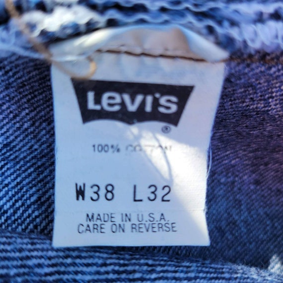 1990s Vintage Levis 505 Jeans - Waist 36" - High … - image 6