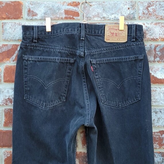 Vintage Levi's 505 Black Regular Fit Straight Leg
