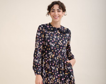 The Marnie - floral midi shirt dress