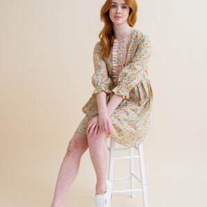 The Georgia floral smock dress image 7