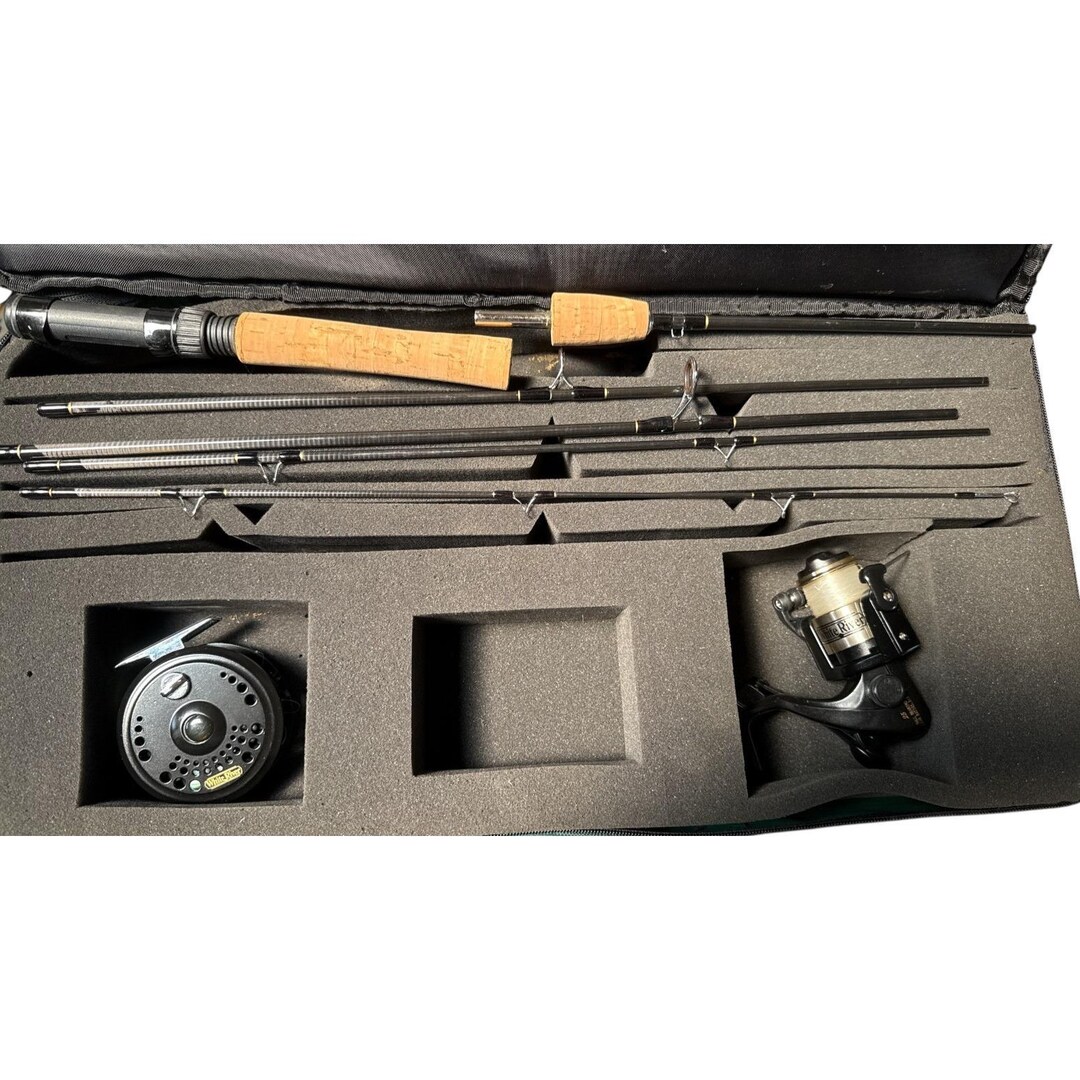 2 piece fly and reel rod case 59 Orvis Double Pheasant Tail Fishing wall composite for the best rigid case protection Fly Rod Case Combo -