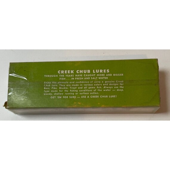 VTG Creek Chub Lure Bait Co Jointed Musky Pike No.3000 Wood W/box