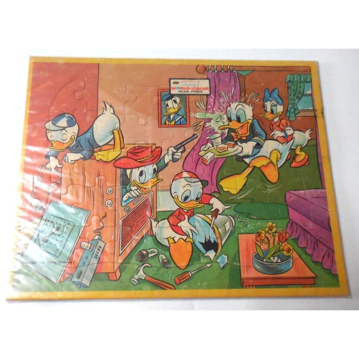 DONALD DUCK ☆ ヴィンテージ パズル ウォルトディズニー Vintage Walt