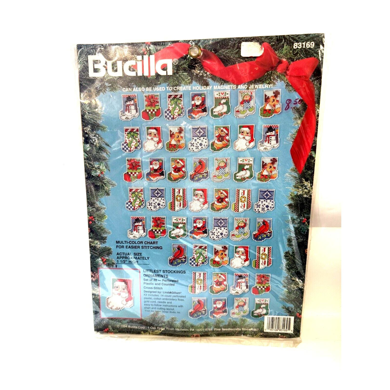 新品 Bucilla 48 Littlest ストッキングオーナメントキット 83169