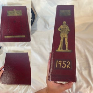 Vintage 1952 American Rifleman Magazines Complete year with Binder