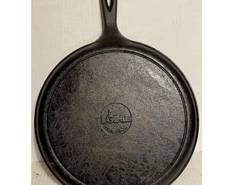 Vintage Lodge Cast Iron # 90G Griddle Good Condition