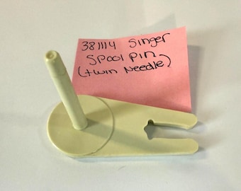 Singer Twin Needle Spool Pin 381114 Original Sewing Machine Part Replacement