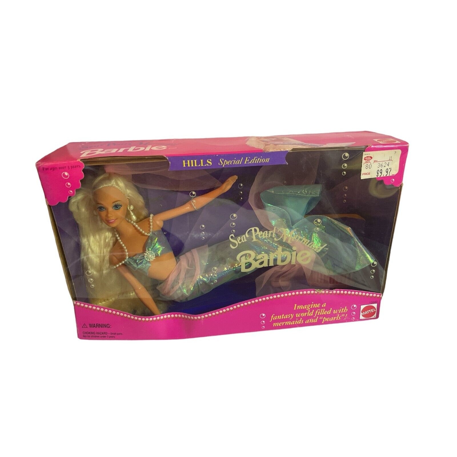 Barbie Sea Pearl Mermaid Hills Special Edition 1995 #13940 Nrfb 