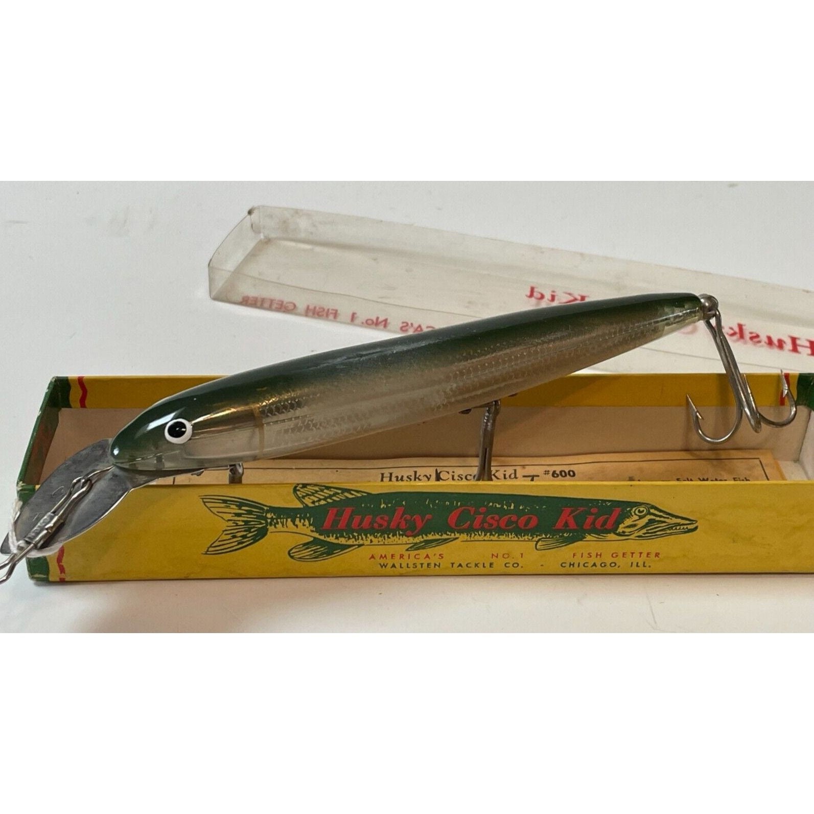 Vintage Husky Cisco Kid 601 / 7.5 OAL Fishing Lure Unused in the Box F 