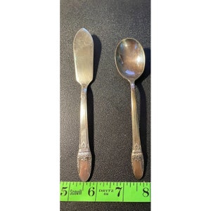 Rogers FIRST LOVE MASTER Buttermesser flach & Zuckerlöffel