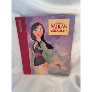 1998 Mulan Story Picture Book Disney Store Exclusive 1st First Edition