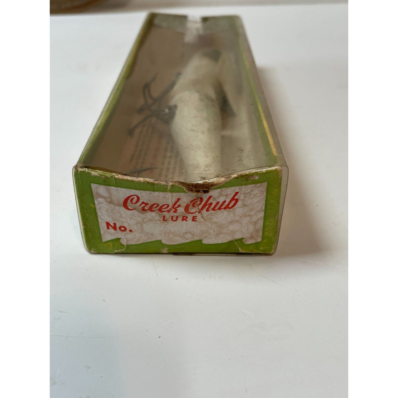 Leurre Vintage Creek Chub #3000 - Pour Brochet/musky - En Bois Avec Boîte Originale - Année 1952