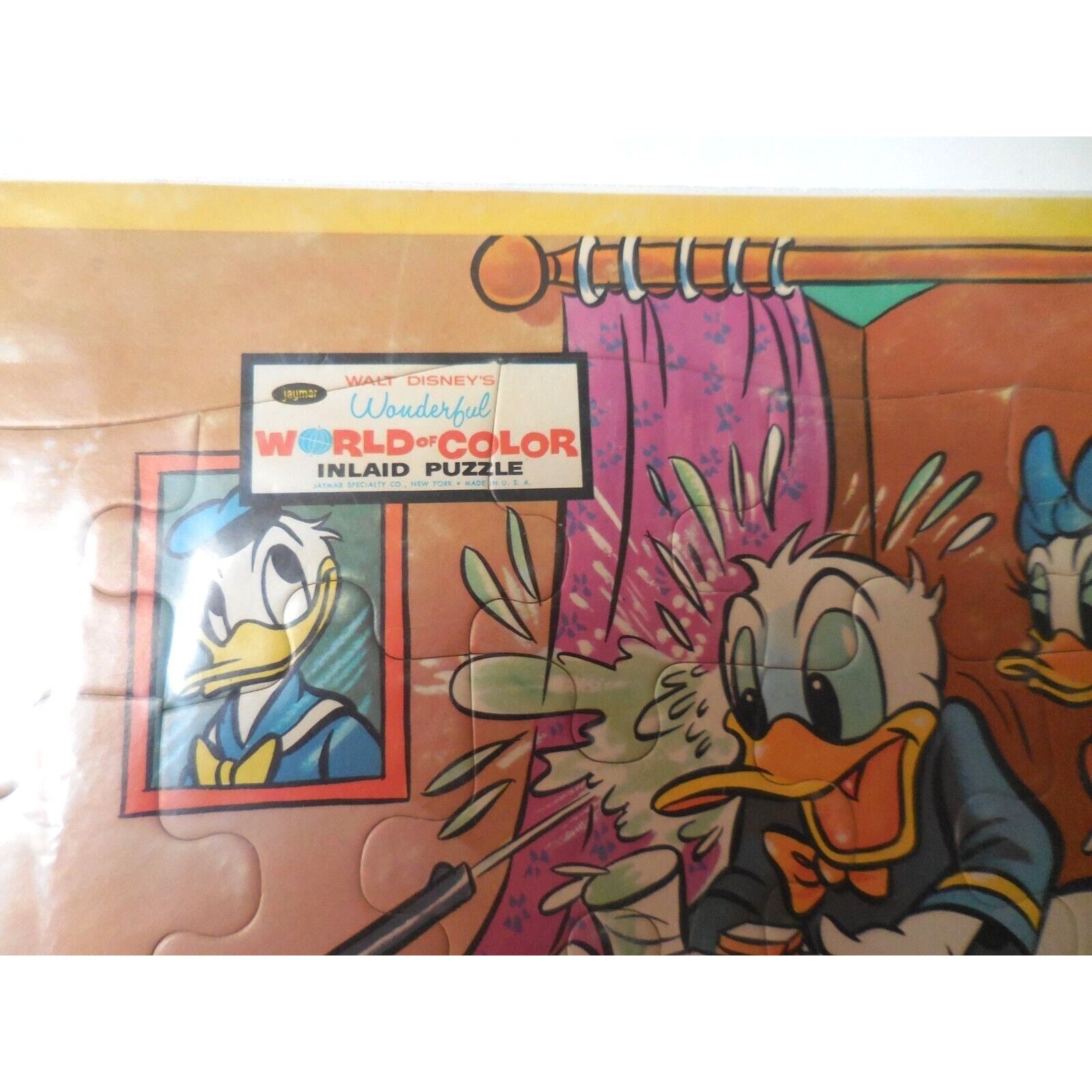 Vintage Walt Disney's Wonderful World of Color Donald Duck Inlaid