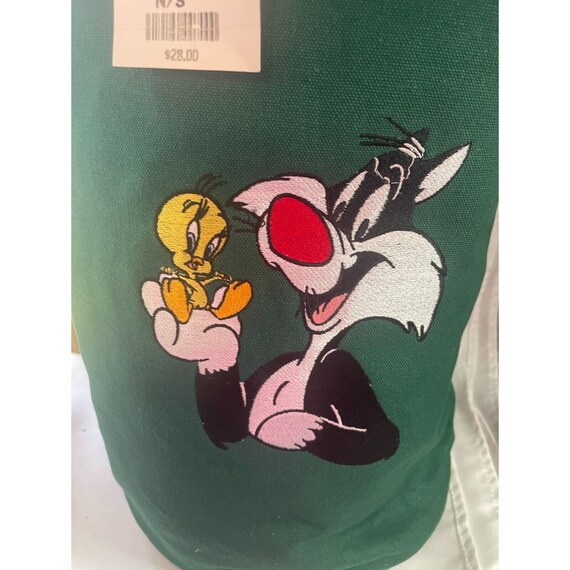 NOS 1994 Vintage Looney Tunes Bucket Backpack Bag Tweety Bird