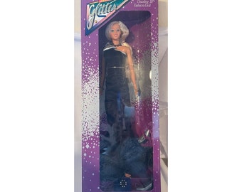 Lanard 1987 Vintage "All That Glitter" Boneca fashion deslumbrante de 18"