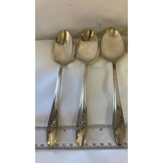 Tudor Plate Oneida Community 1946 Queen Bess II Silverware 3 LARGE TABLESPOONS Etsy UK