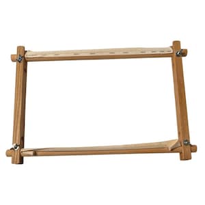 Embroidery Tapestry Wooden Scroll Cross Stitch Adjustable Frame 15&quot; x 11&quot; (D)
