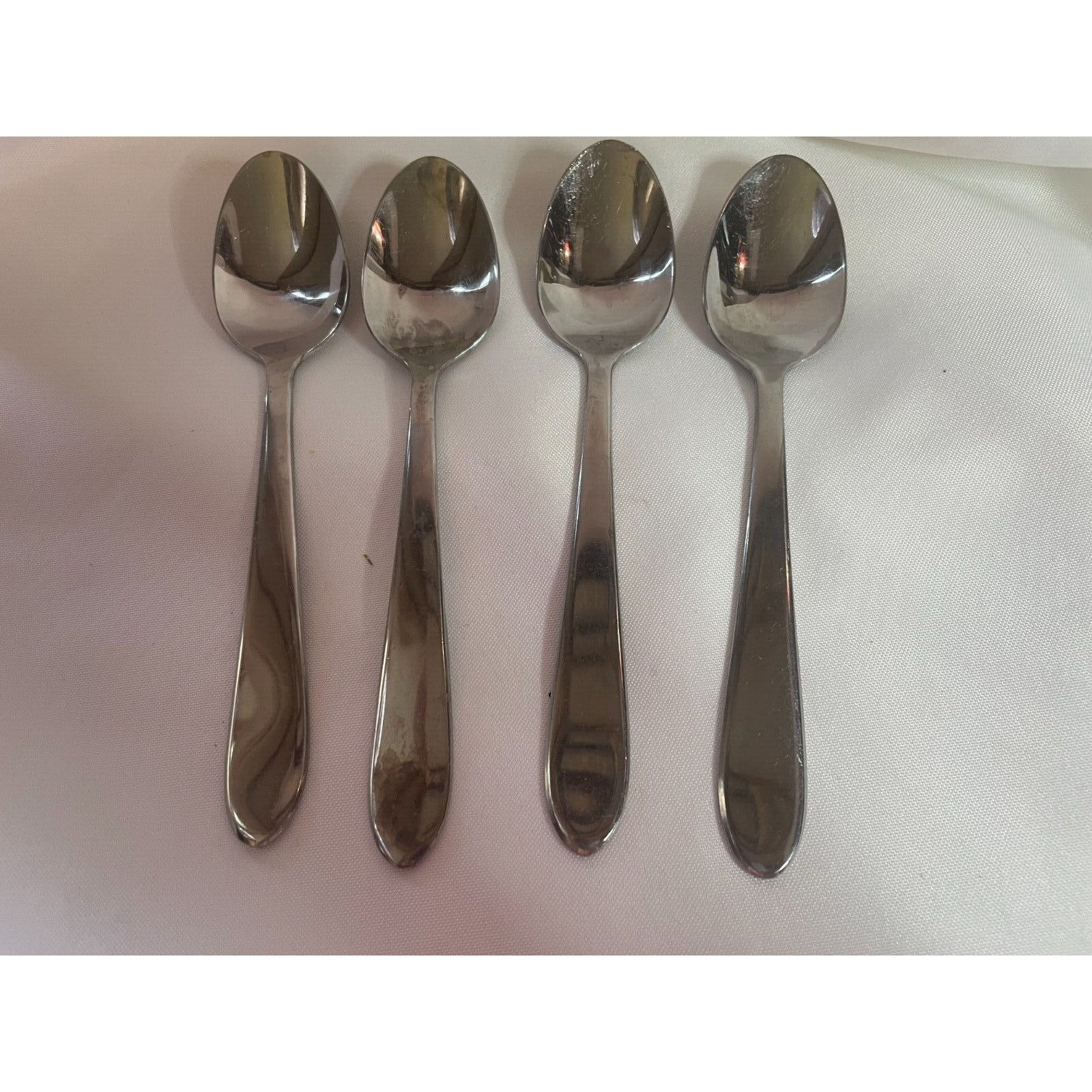 Gibson Bead Stainless Steel Flatware – 18/0 Glossy, 2000s Era, China Silverware