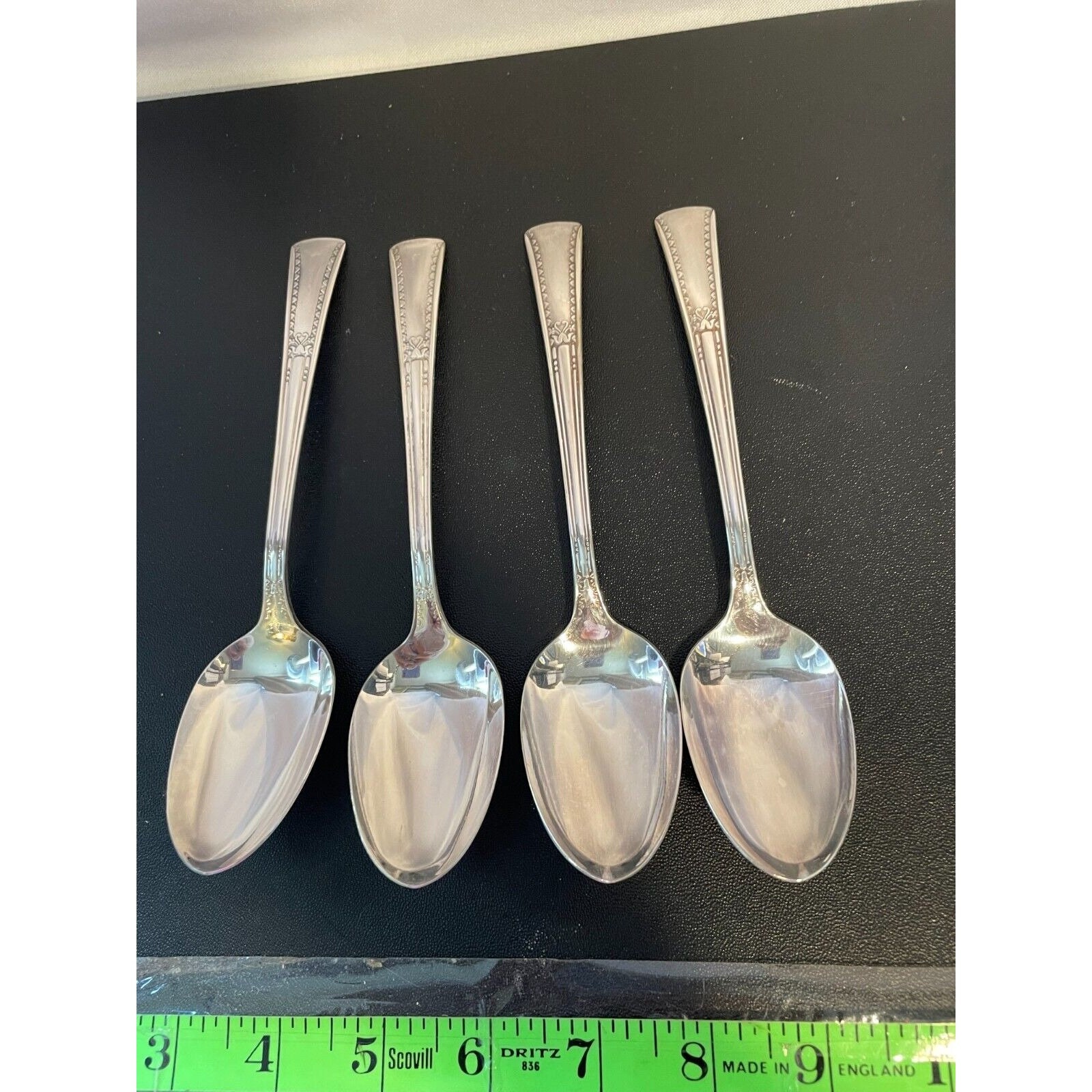 ヴィンテージ ウィンスロップ シルバーメッキ オーバル スープスプーン