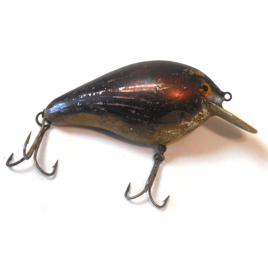 Leurre De Pêche Ancien En Plastique - Forme Poisson - Vintage