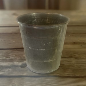 Antique C.A. Chapman  Measuring Cup Geneva NY Farmhouse Kitchen Country Decor 3&quot;