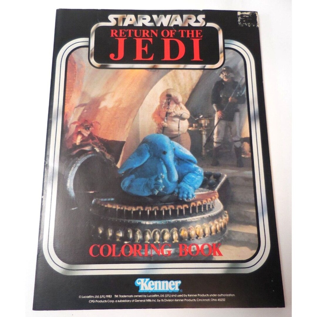 Star Wars Return of the Jedi Coloring Book 1983 Vintage UNUSED - Etsy