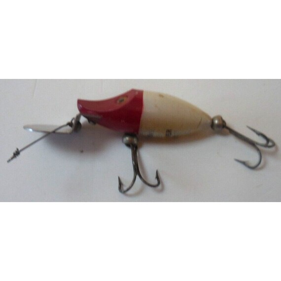 des moines vintage fishing lures Heddon Dowagiac Slopenose Expert Minnow Lure For Sale What are prices for vintage