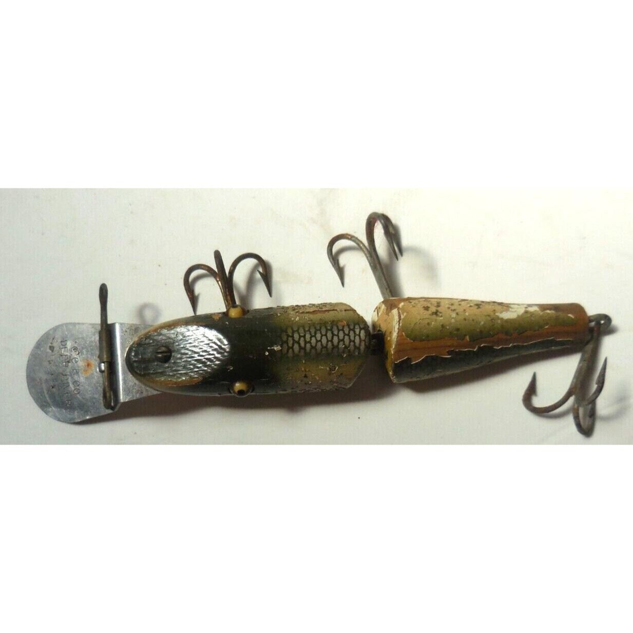 chetco diver fishing lure Vintage C.C.B. Co. DEEP DIVER WOOD Fishing Lure 5