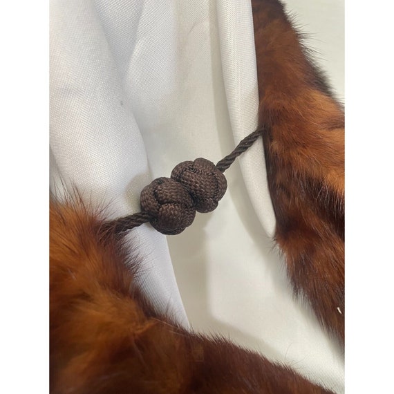 Beautiful Vintage Genuine Mink 4 Pelt Fur Collar … - image 5