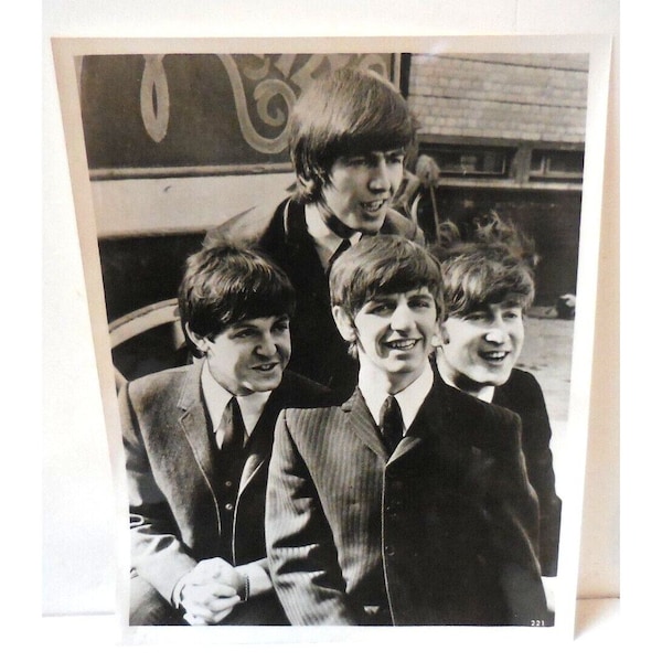 The Beatles - Vintage Rare 8" X 10" Photo #221
