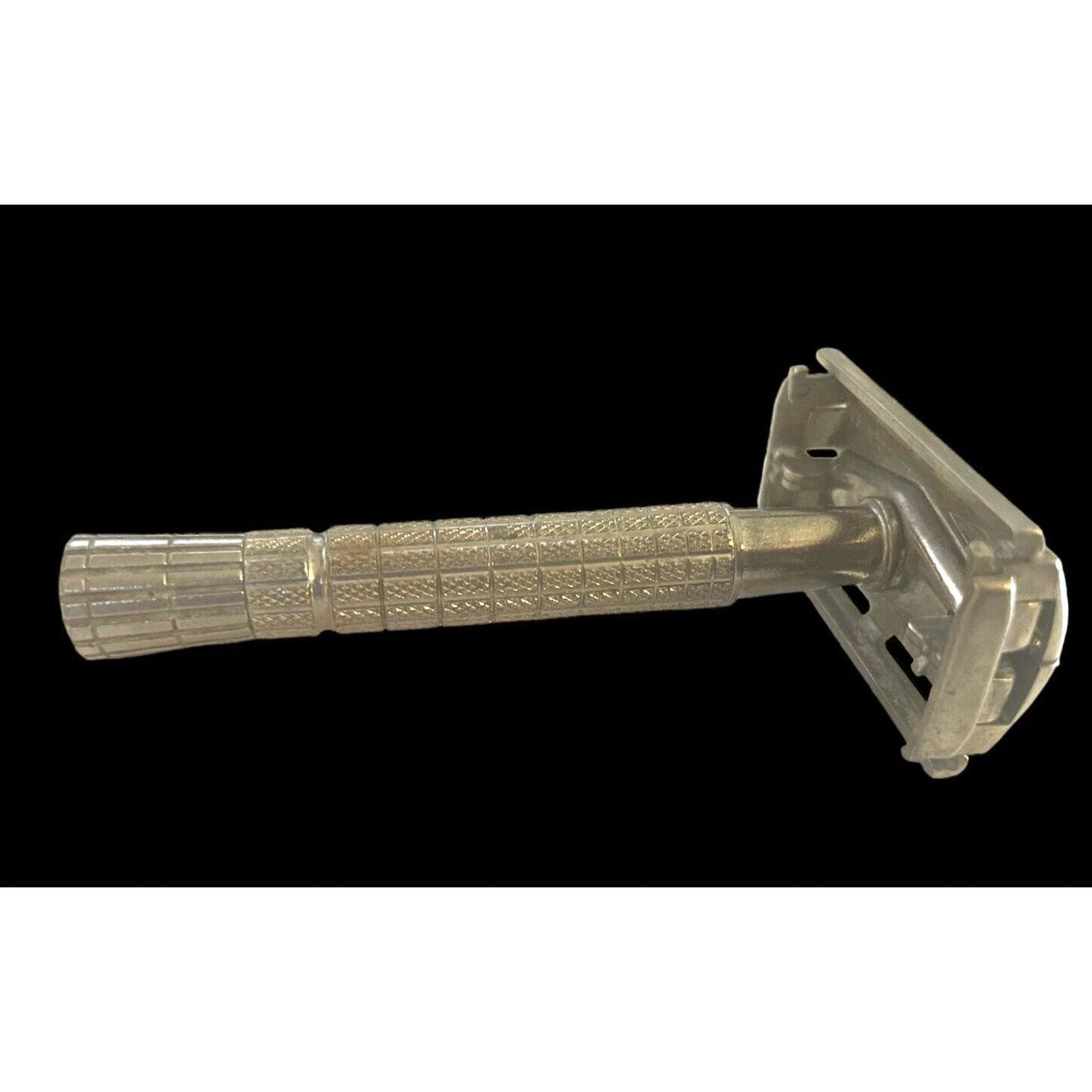 Rasoir de sûreté Gillette à double tranchant et pointe Flair vintage, États-Unis (B)