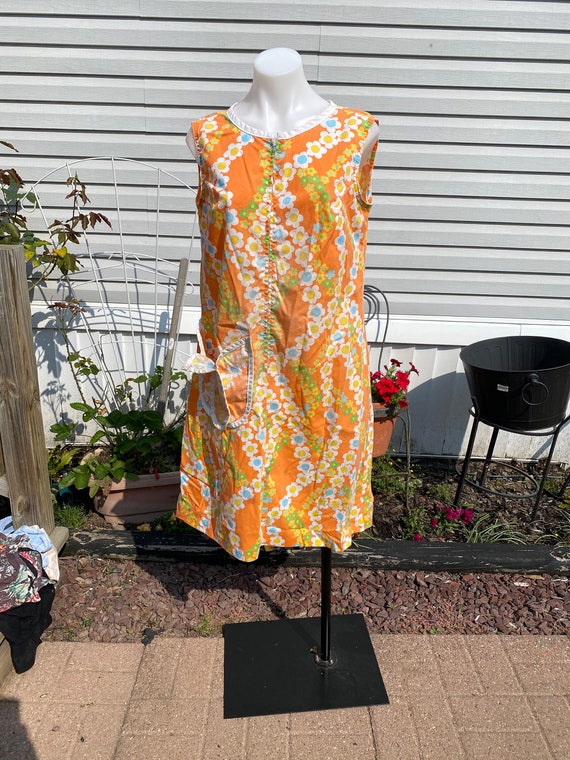 True Vintage Dress Flower Power Sack dress