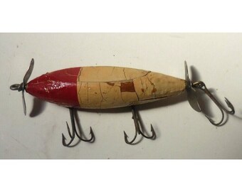 Vintage HEDDON FLYING FLUTTER Spinner Fishing Lure Antique