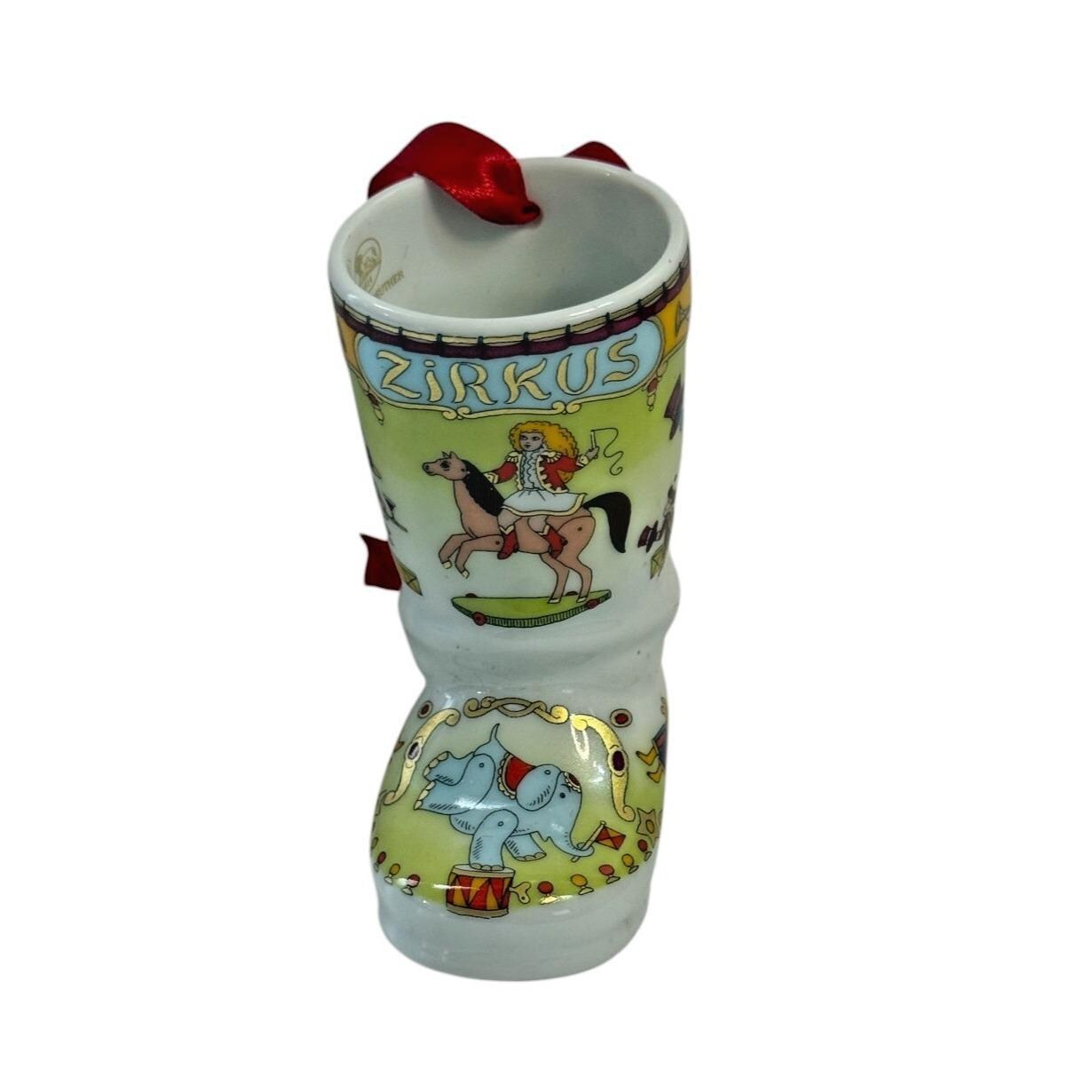 2002 Hutschenreuther Zirkus Porcelain Hand Painted Christmas