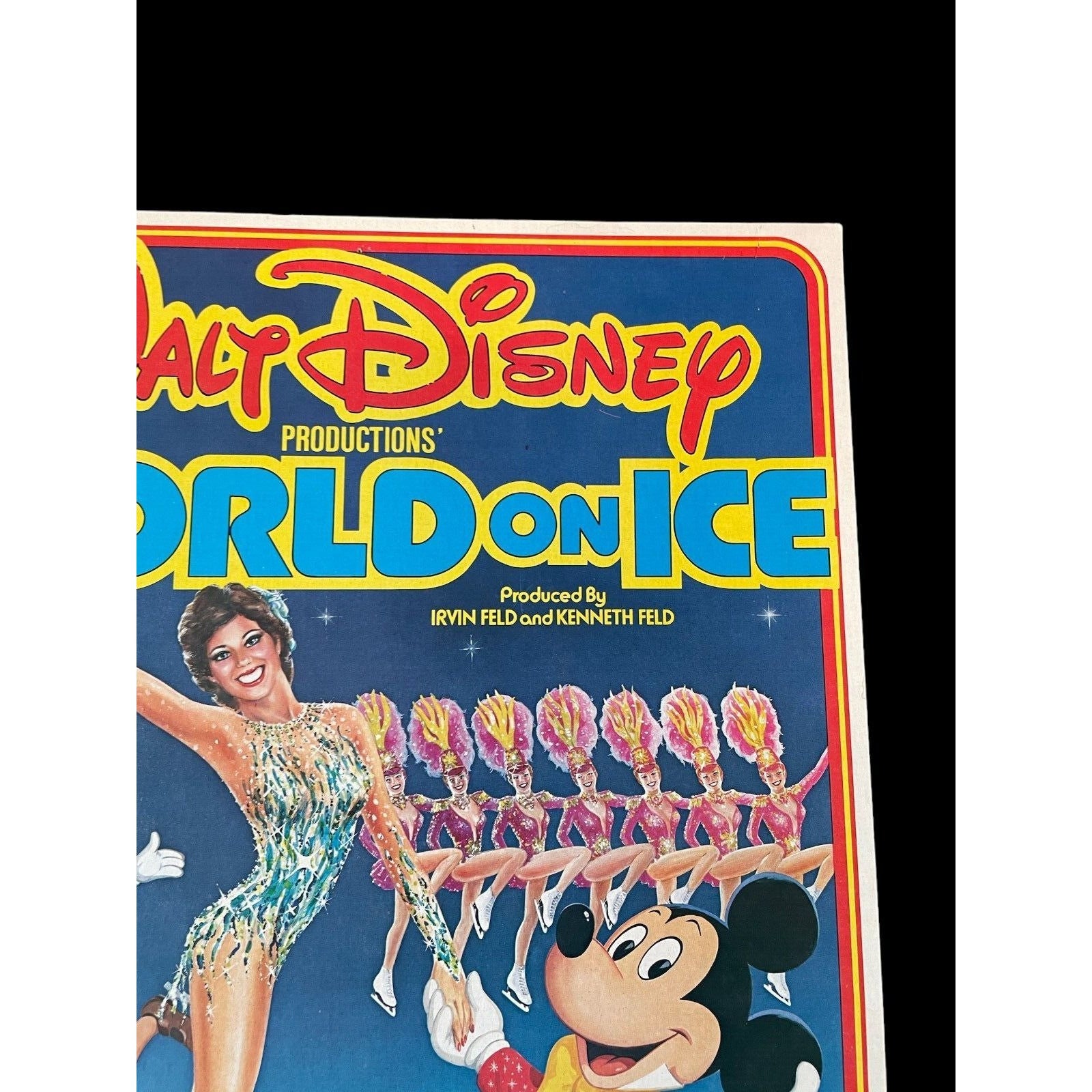 1981 Walt Disney World on Ice Poster Memorial Memorial Syracuse NY