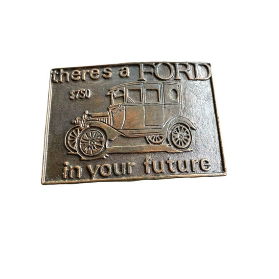 Vintage "there's a FORD in your future" Model T B… - image 1