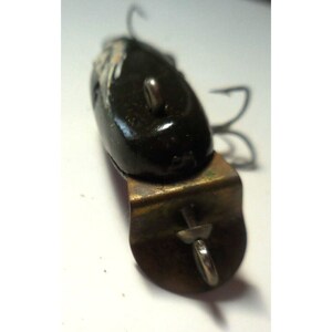 Vintage C.C.B.CO Wooden Jointed Fishing Lure Antique Tackle Box Bait 3 ...