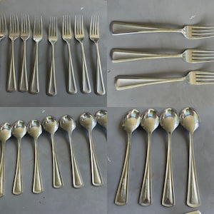 Cambridge Stainless Steel Flatware - 23 Piece Set