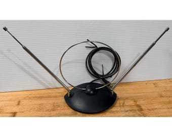Vintage TV Antenna Rabbit Ears MCM Atomic