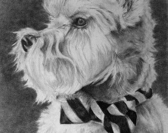 Pet portrait drawing/Custom drawing/Custom dog art/Custom animal art/Animal drawing