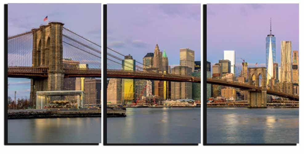 Sunset On The River 40x20inches Wall Picture Canvas Art Cheap Print