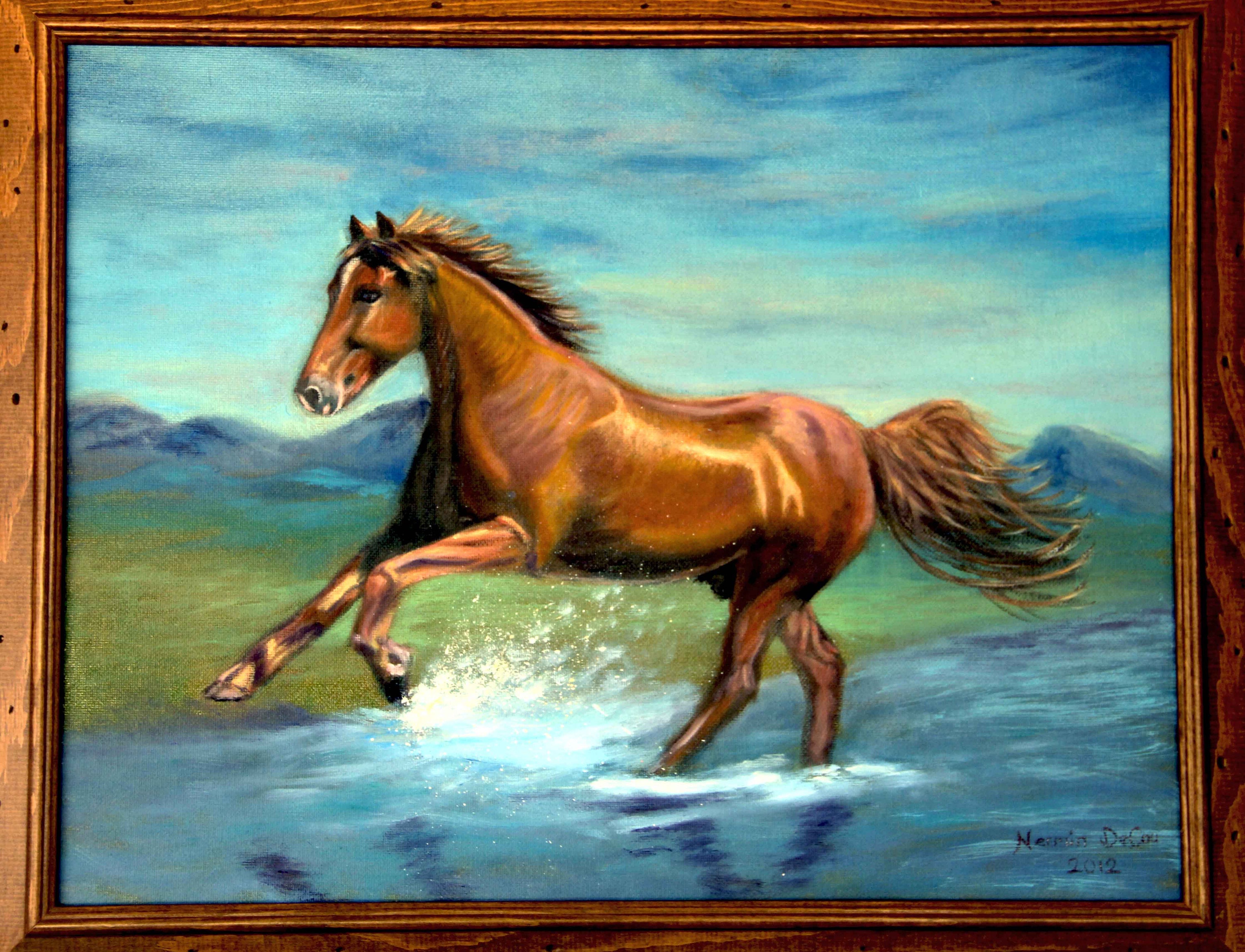 Equestrian Oil Paintings