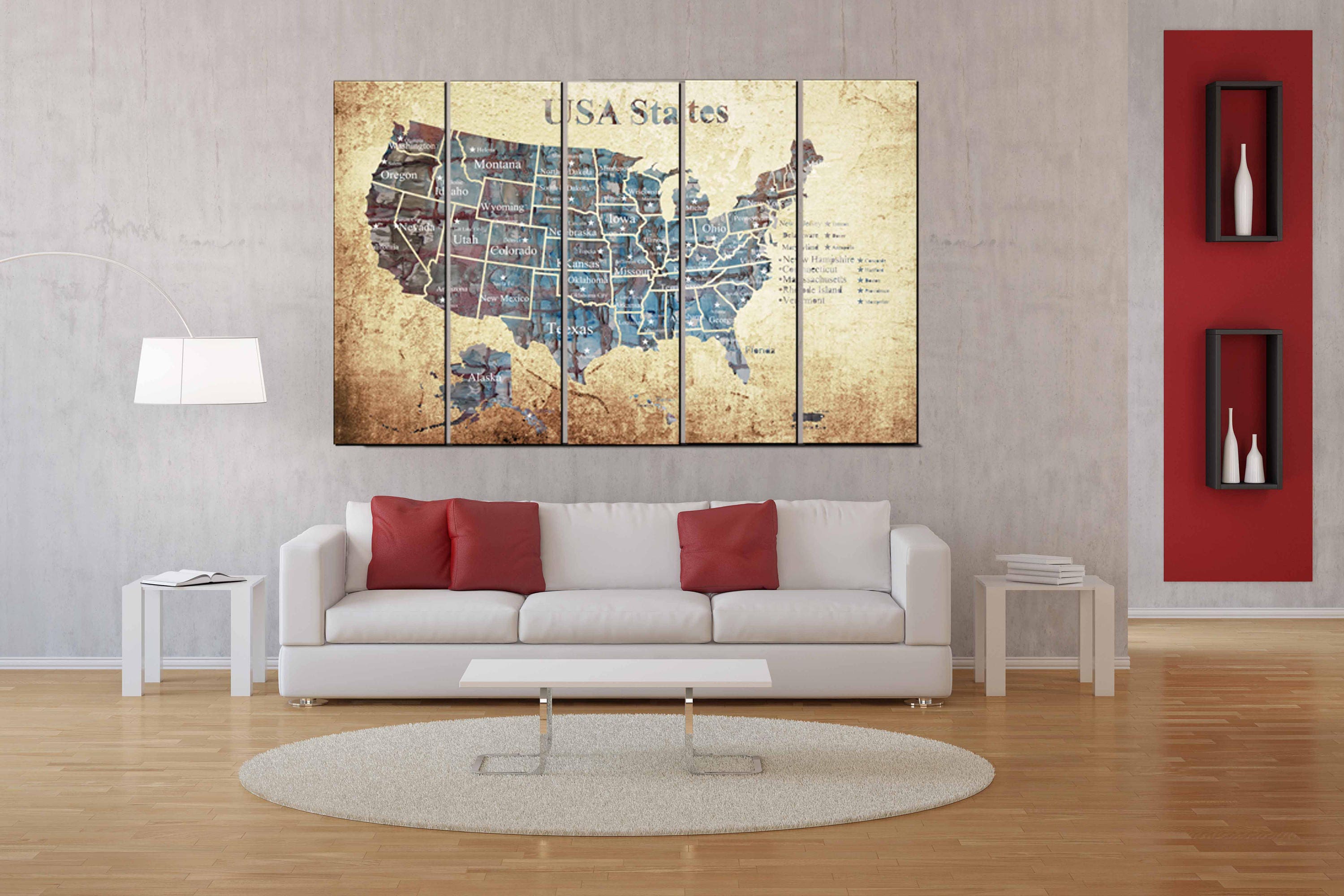 Push Pin USA Map,USA Pushpin,Large Pushpin Map,US Map ...
Pushpin Map