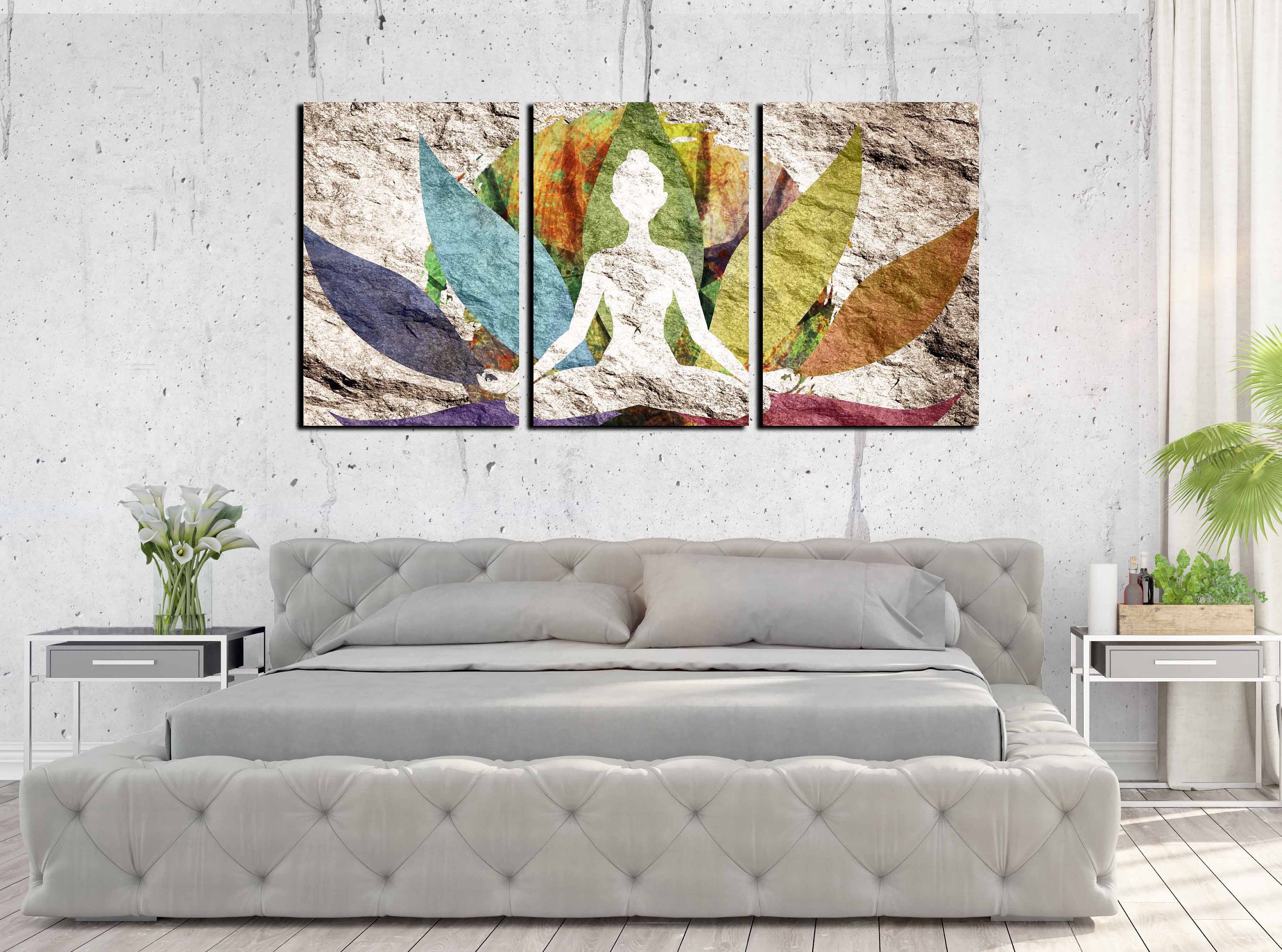 yoga wall decor