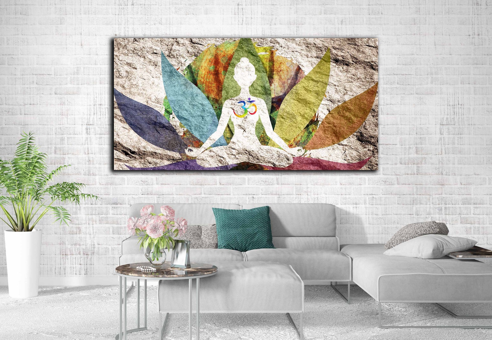 Yoga Art Yoga Wall Art Yoga Art Canvas Print Yoga Artwork Etsy