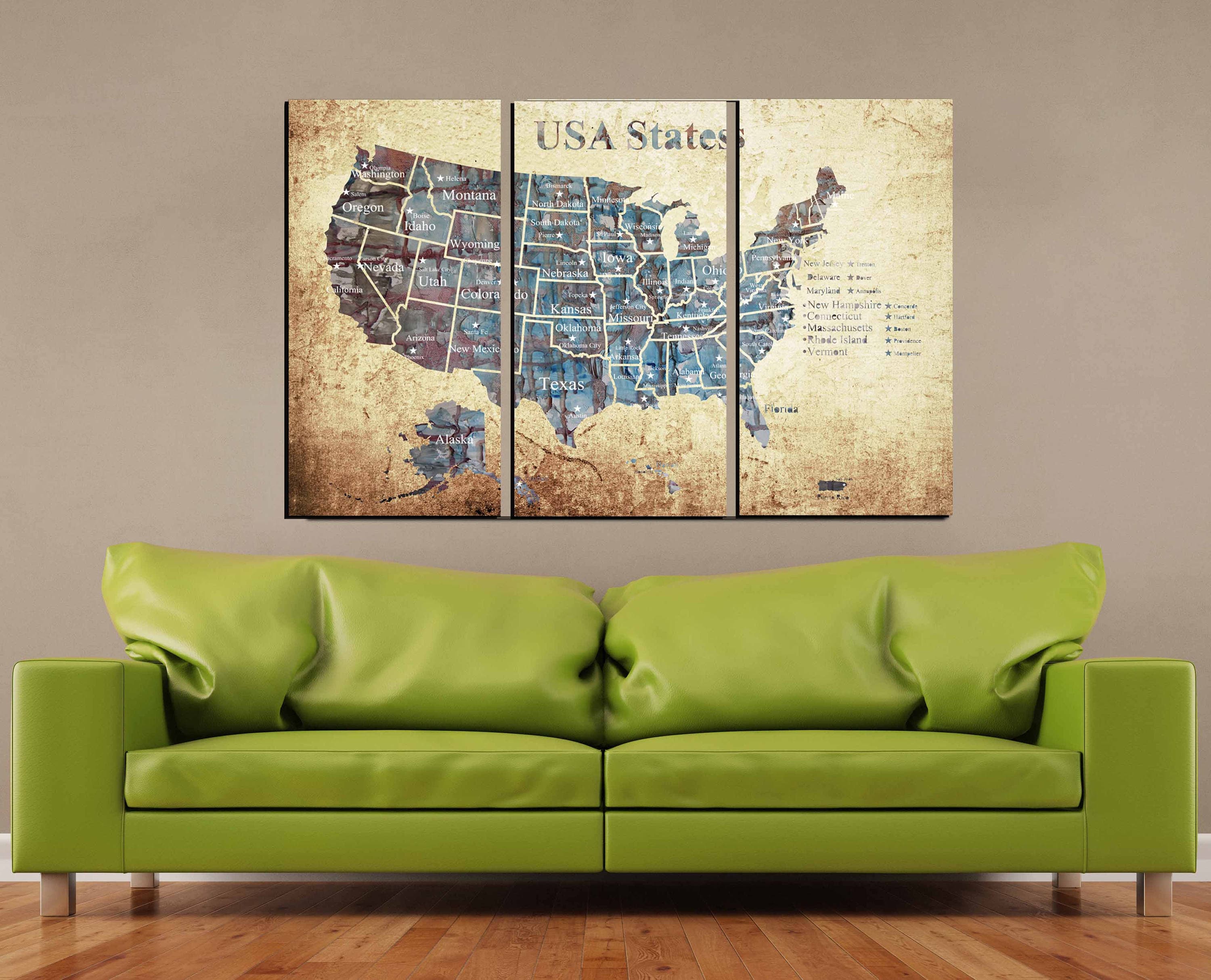 Push Pin USA Map,USA Pushpin,Large Pushpin Map,US Map ...
Pushpin Map