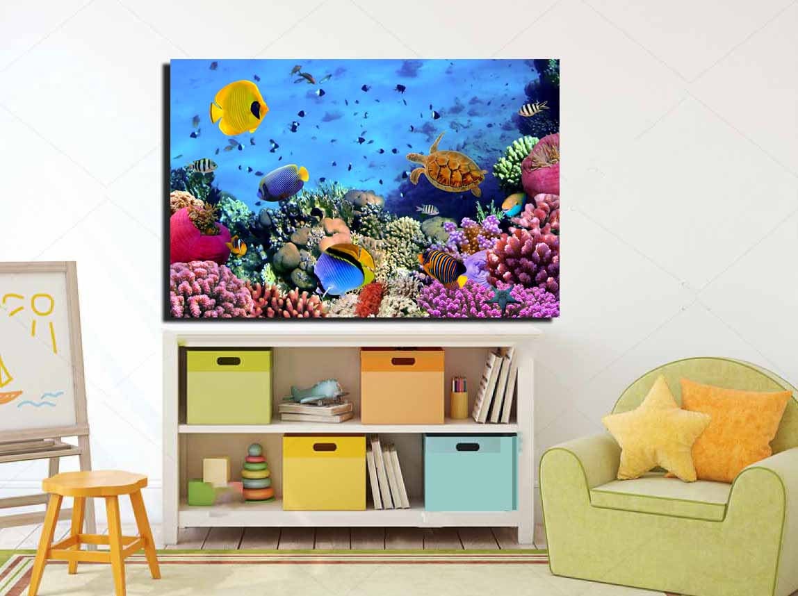 Fish Tank For Kids Room : Aquarium Fishbowl Creative Fish Tank Cube ...