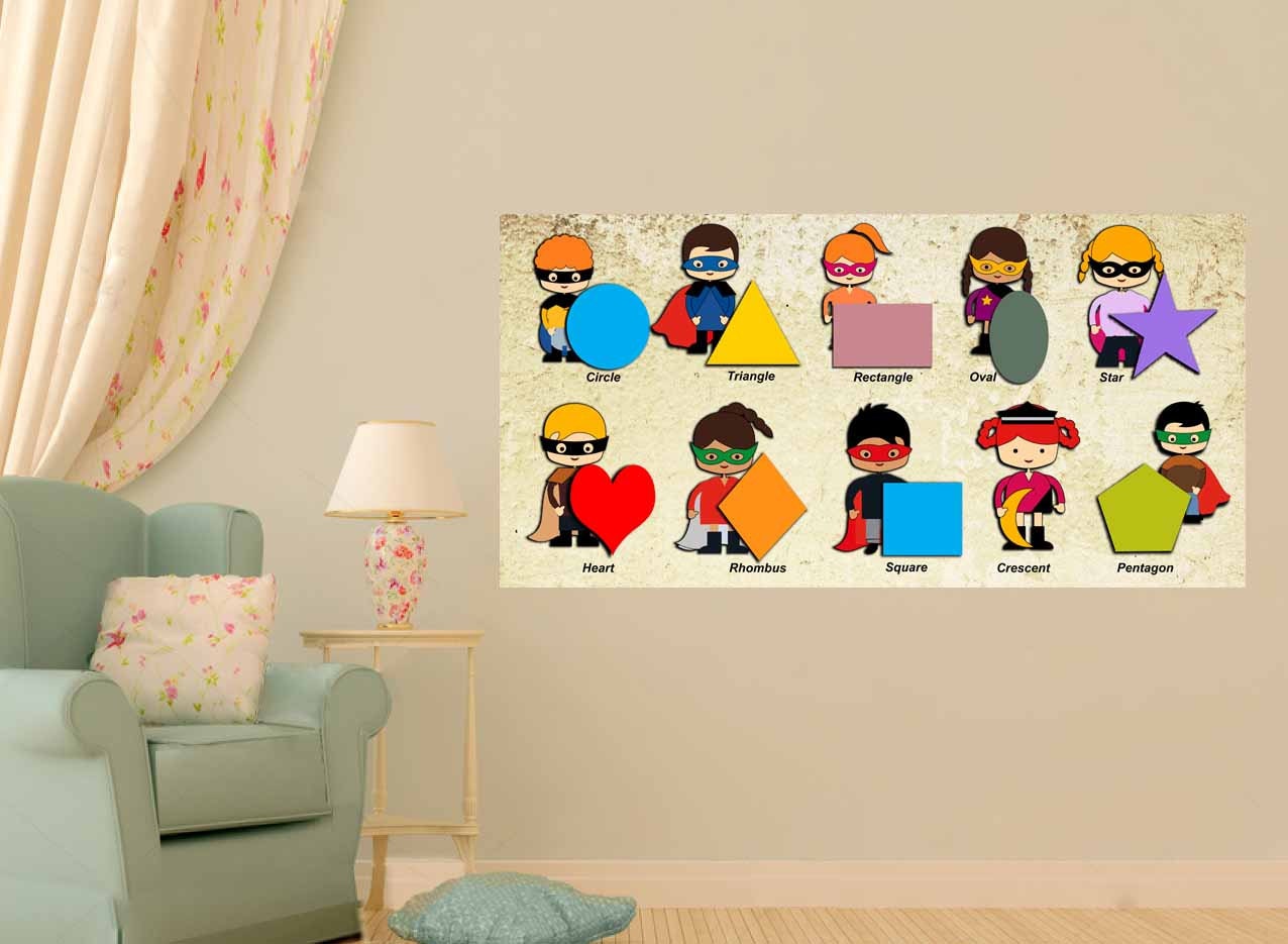 picture shapes on wall picture shapes on wall