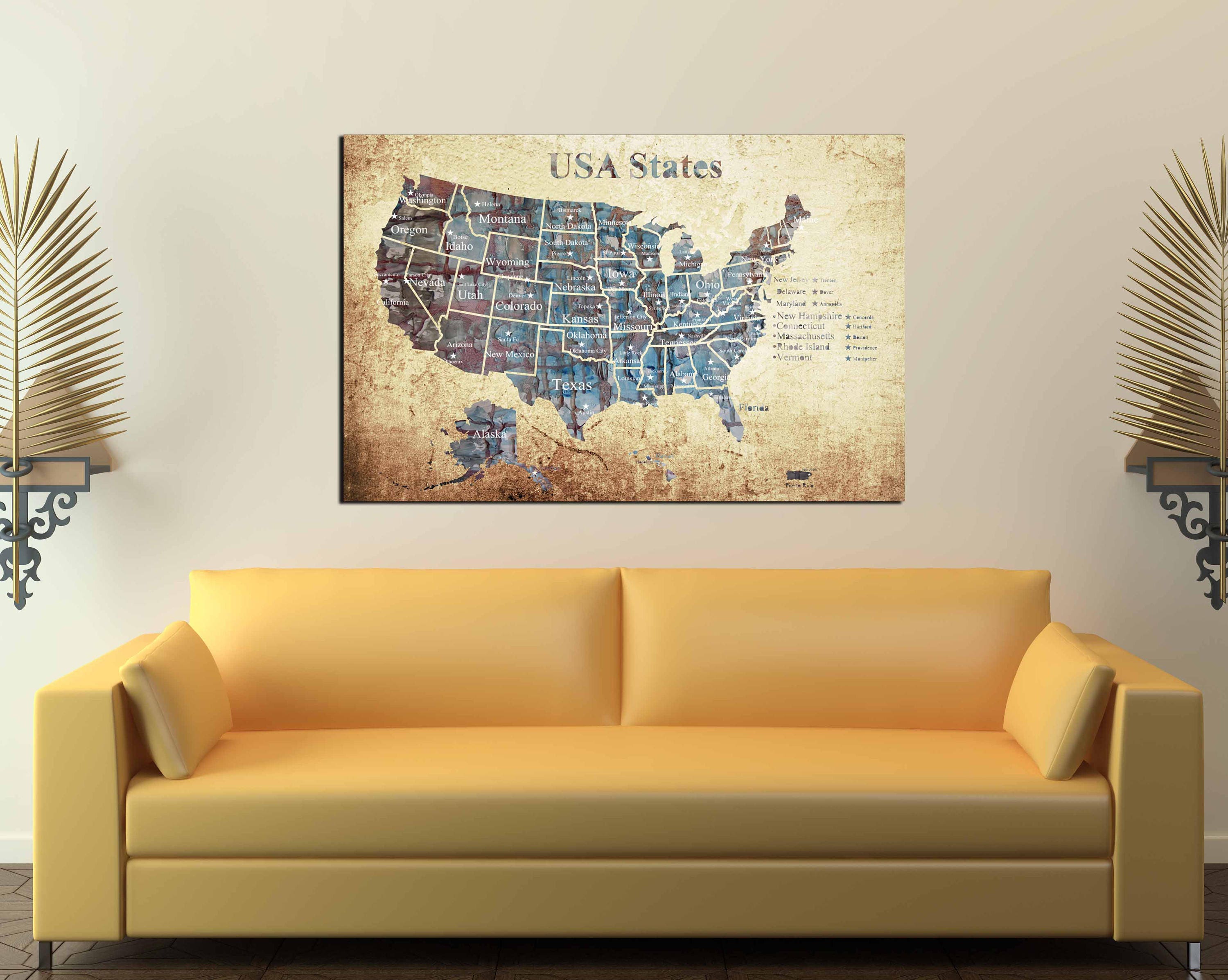 Push Pin USA Map,USA Pushpin,Large Pushpin Map,US Map ...
Pushpin Map