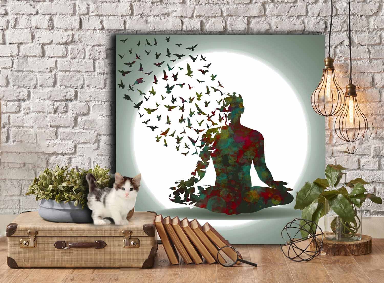 yoga wall decor